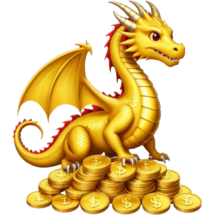 strack coins dragon emoji