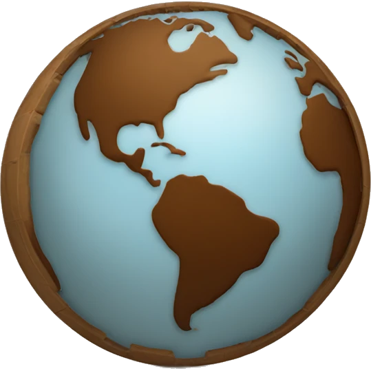 Globe Brown emoji