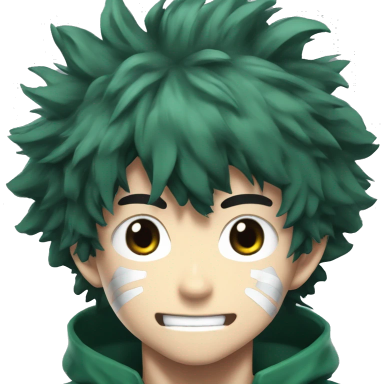 izuku midoriya from my hero academia emoji