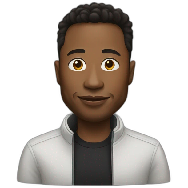 Black man elon musk emoji