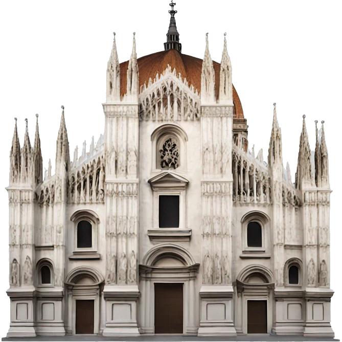 milano duomo cartoon emoji