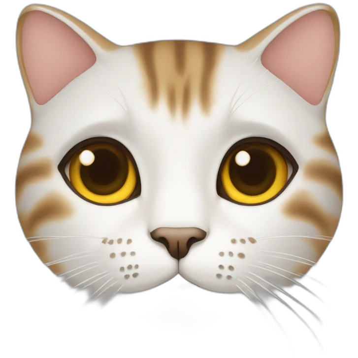 Chat sur un chinois emoji