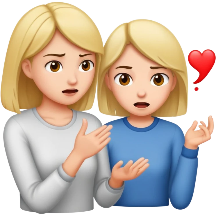 A girl irritating her boyfriend  emoji