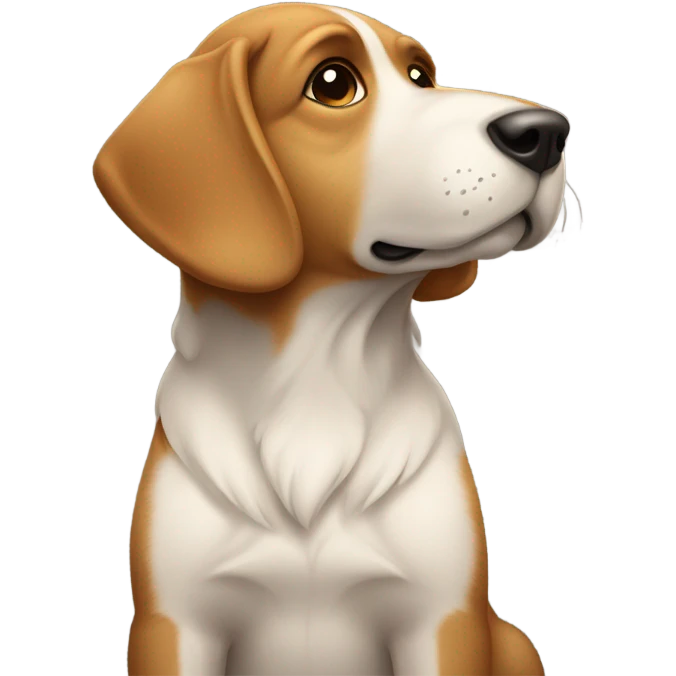 Praying dog emoji
