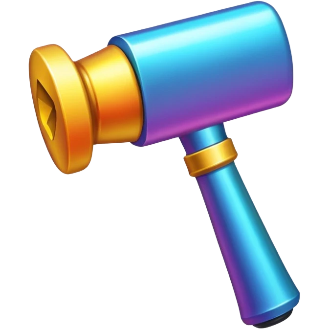 sprinkle big party hammer emoji