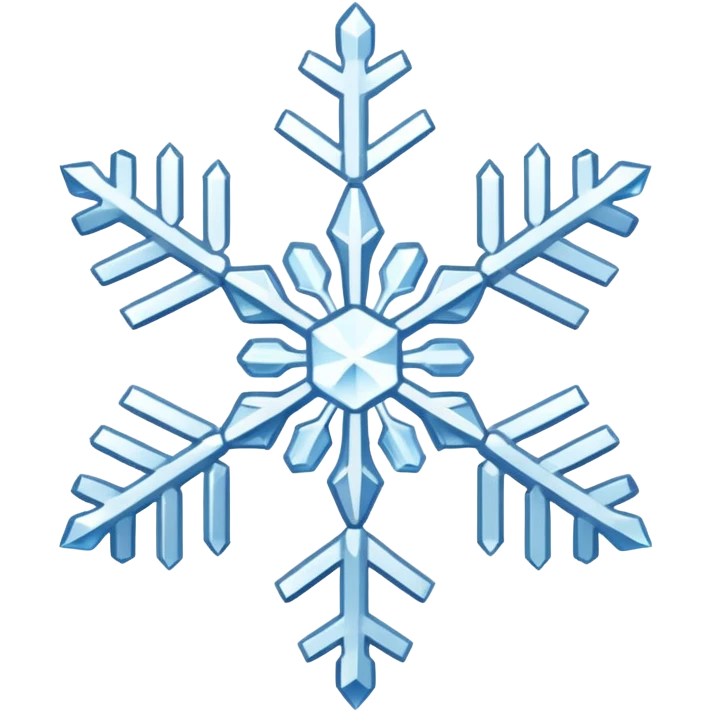 give me a aesthetic snow flake emoji