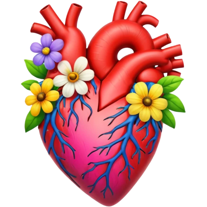 Heart of the spring colors emoji