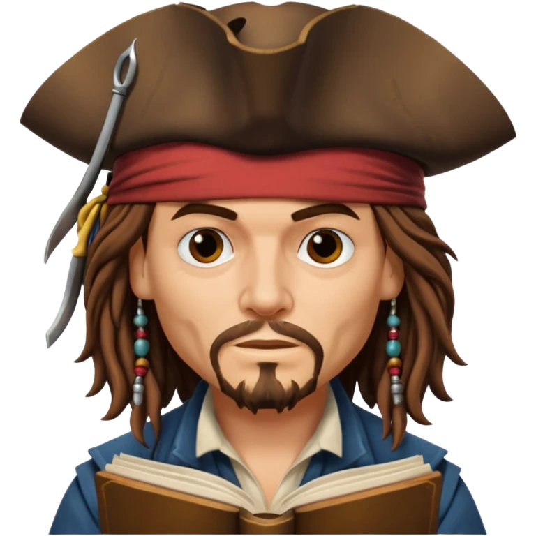 jack sparrow reading emoji