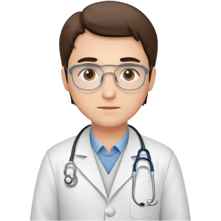 A doctor creating a protocol emoji