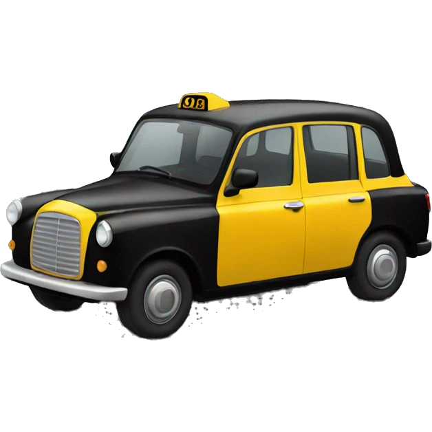 black cab emoji