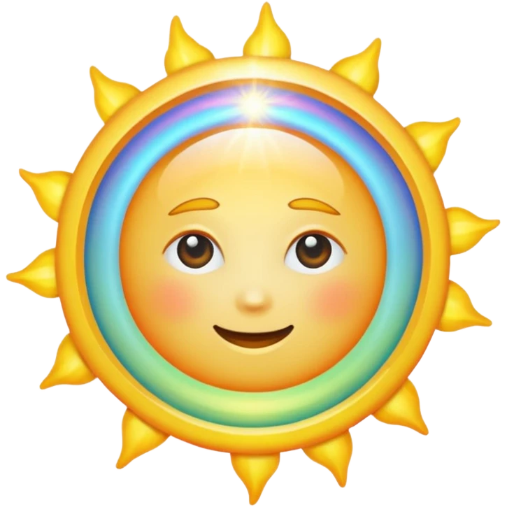 Sun Halo emoji