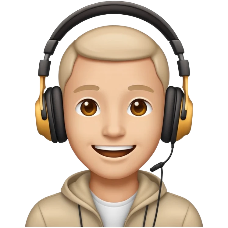 Vector Emoji Emoji Wearing Headphones Happy Stock Vector (Royalty Free) 573495412 | Shutterstock emoji