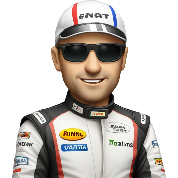 Racing driver emoji