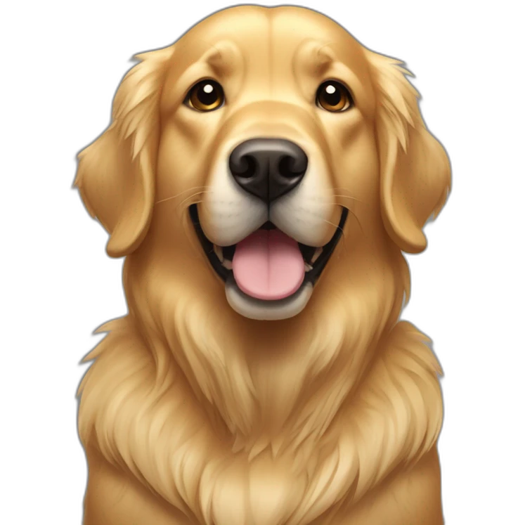 Gym Golden retriever emoji