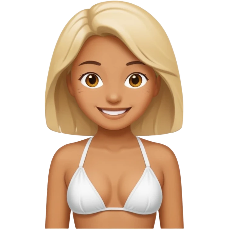 aesthetic girl wearing bikini emoji