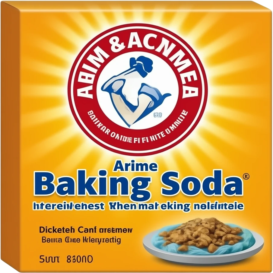 Box of arm and hammer baking soda emoji
