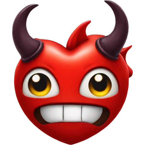 heart with devil horns  emoji