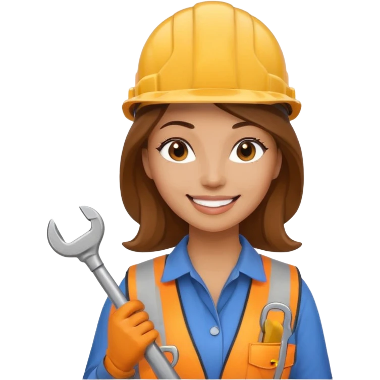 woman construction worker emoji