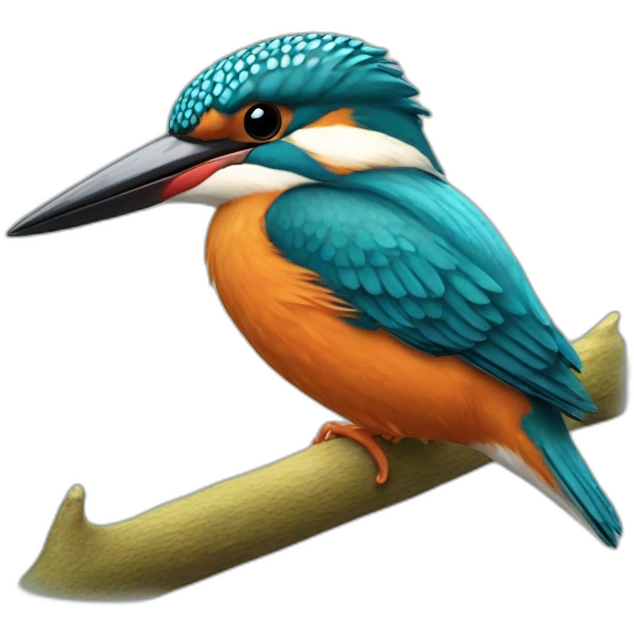 kingfisher bird emoji