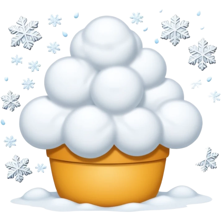 A soft snowfall with large white flakes floating gently.























































 emoji