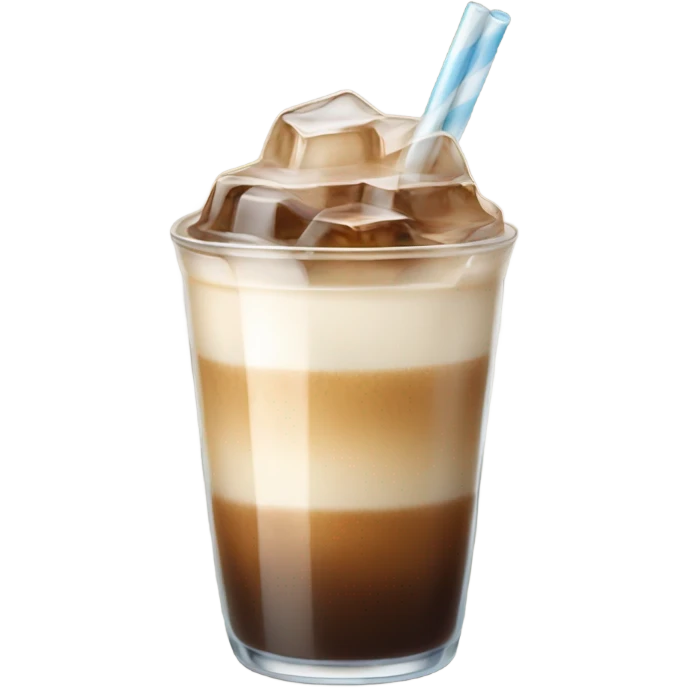 Iced latte emoji