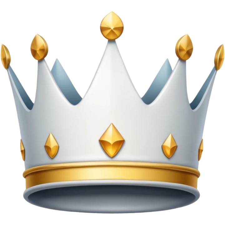full white crown emoji