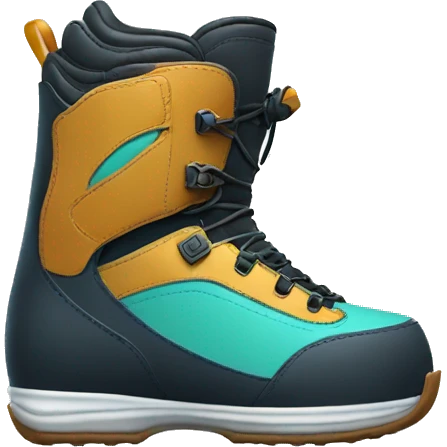 Snowboarding boots emoji