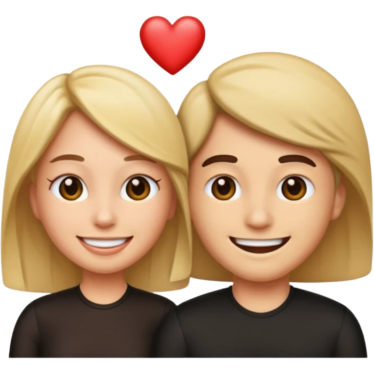 Female and male emoji having sex missionary style emoji