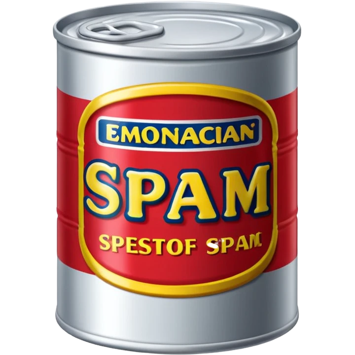 Can of spam emoji