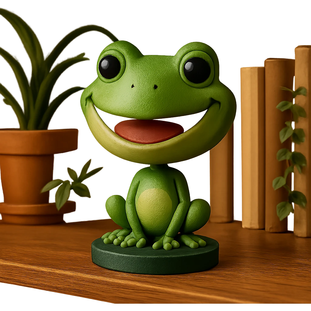 happy frog emoji