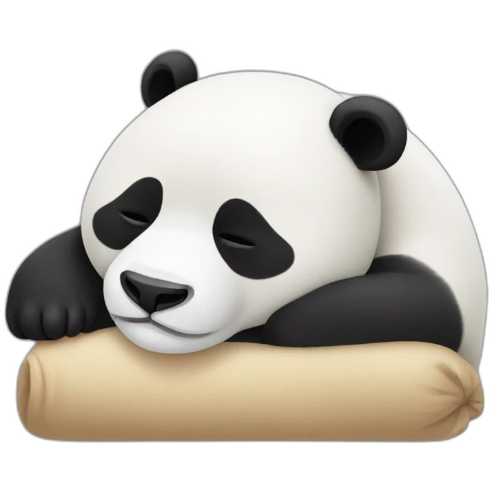 Panda sleepig emoji
