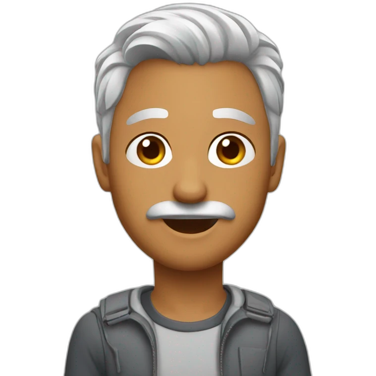 silver fox emoji