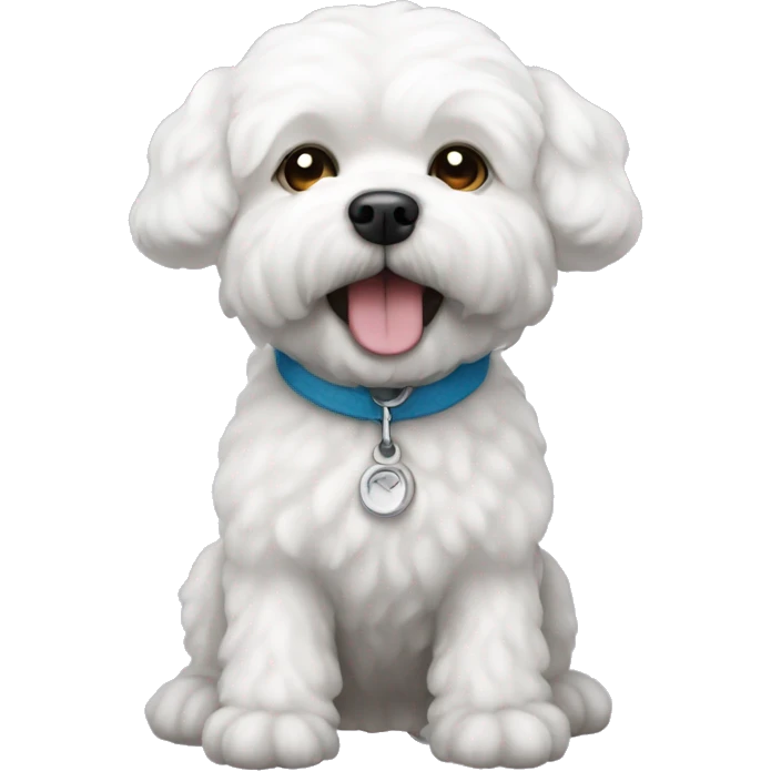 bichon dog  emoji