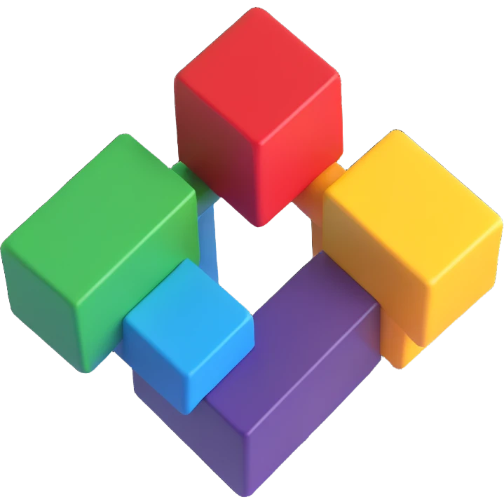 Roblox logo, smooth 3D style, digital use emoji