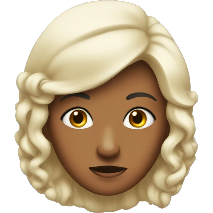 Jealous lady emoji