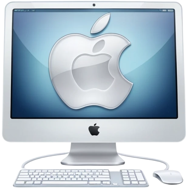 Apple iMac Y2K computer emoji