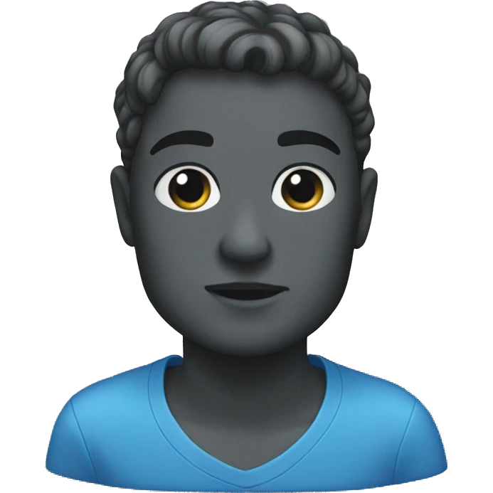 Blue emoji