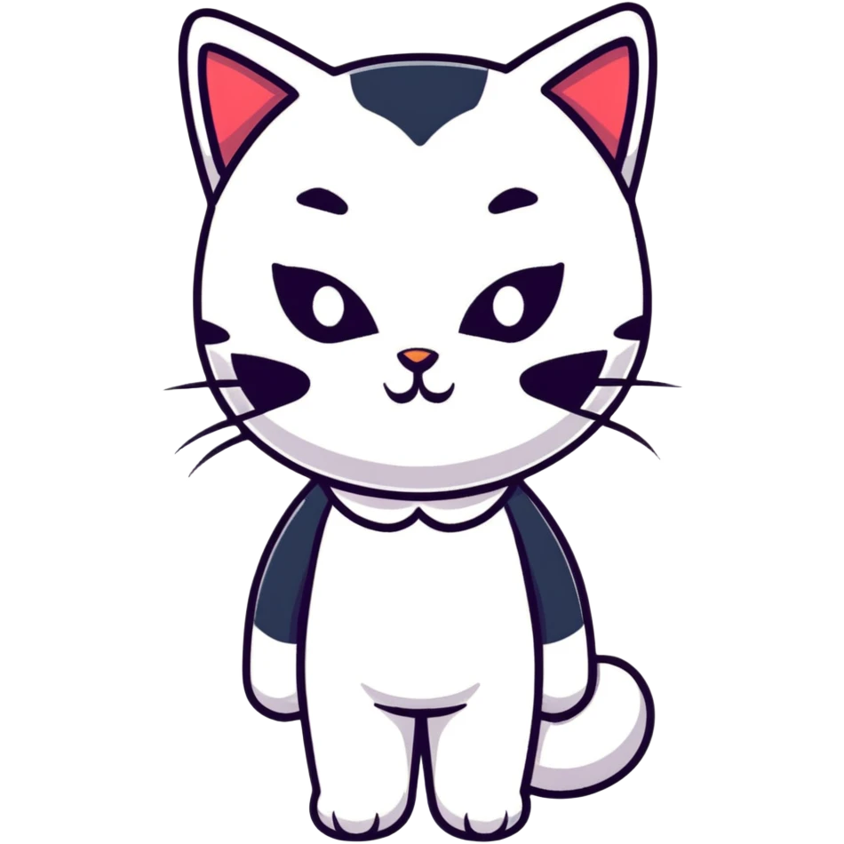 girl wearing cat mask emoji