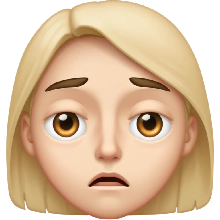 Sleeping with one eye open emoji