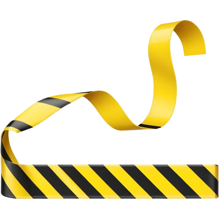 Caution tape emoji