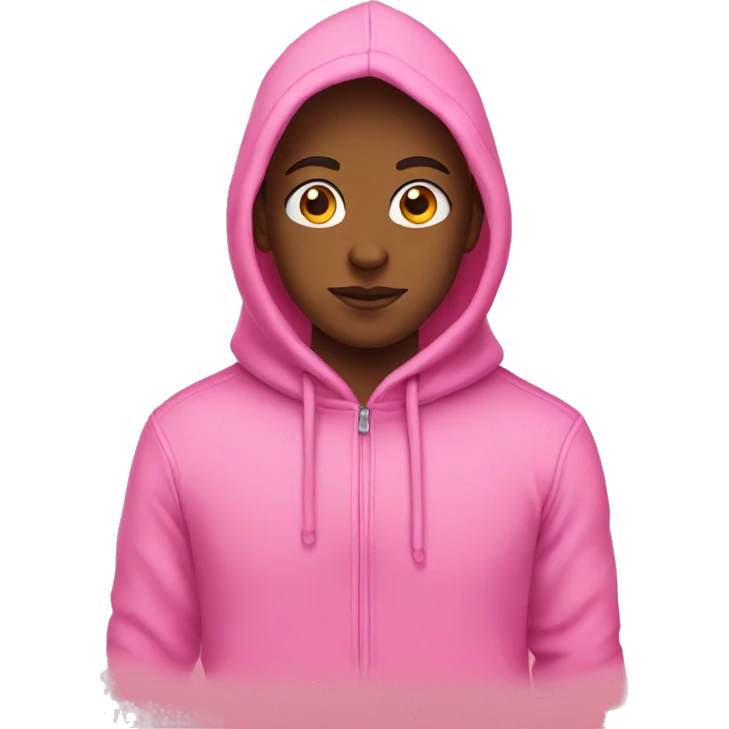Pink hoodie  emoji