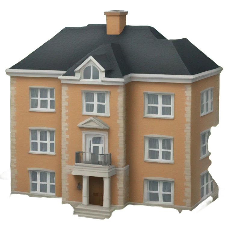 A large house with no roof emoji