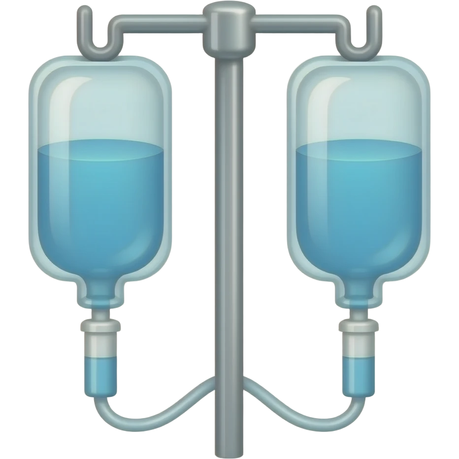 Intravenous Fluid drip stand emoji