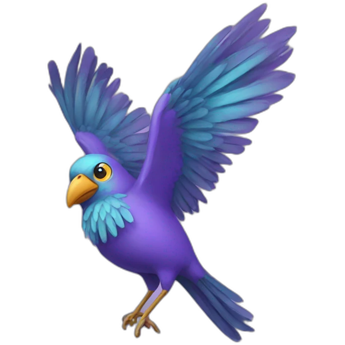 Doodle bird from twitch  emoji