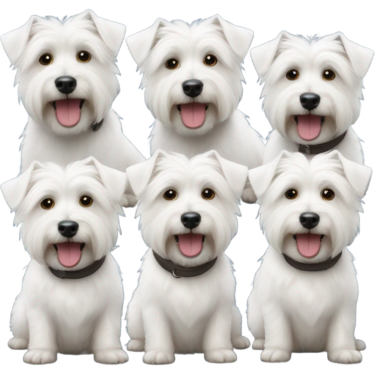 White westies  emoji