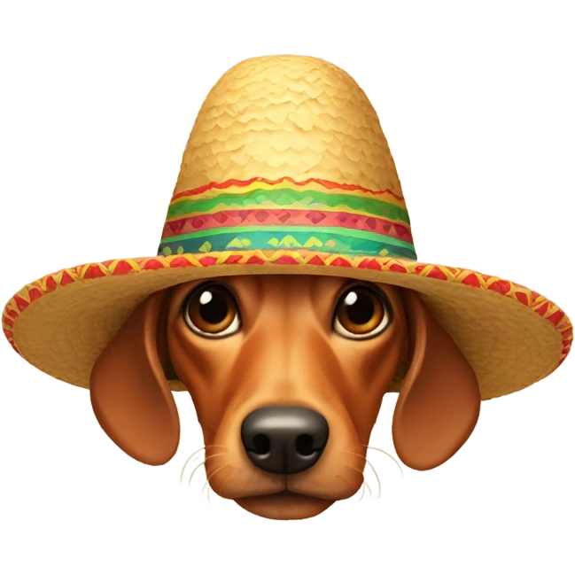 wiener with sombrero emoji