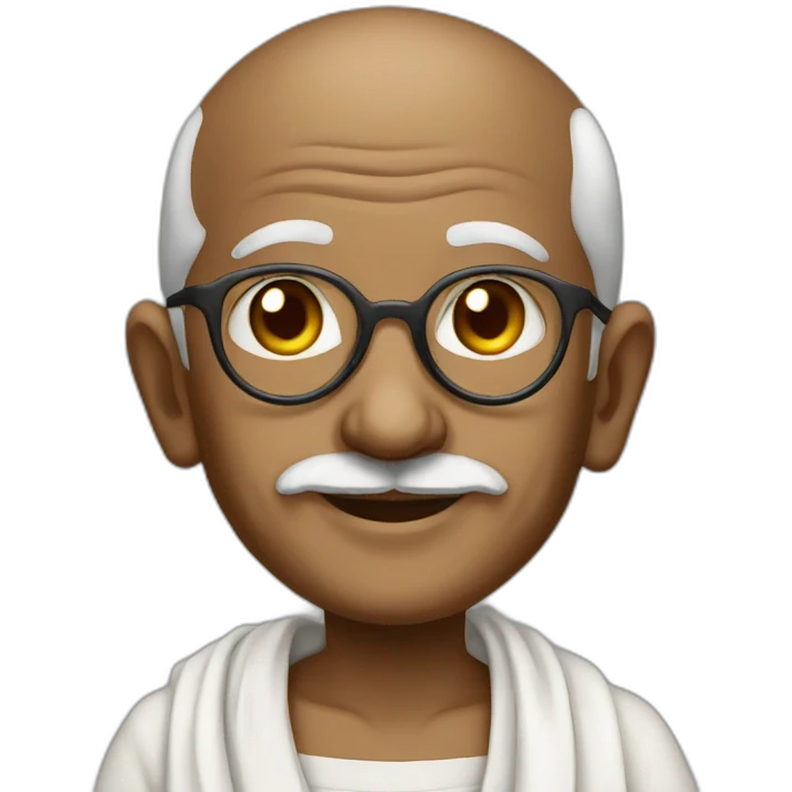 gandhi emoji
