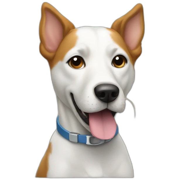 dog at veterinary exam table emoji