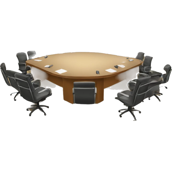  conference on table emoji