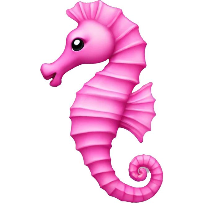 pink seahorse emoji